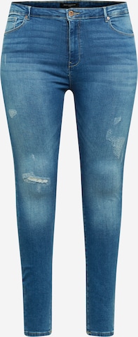 Skinny Jean 'Carlaola Life' ONLY Carmakoma en bleu : devant