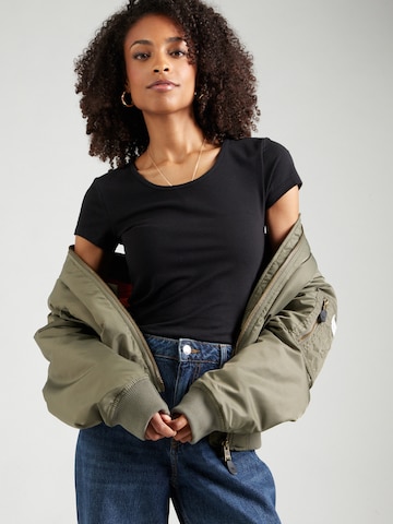 T-shirt ONLY en noir : devant
