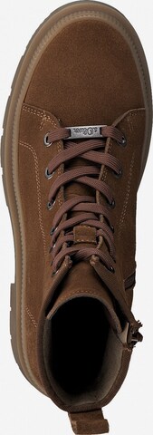 s.Oliver Lace-up bootie in Brown