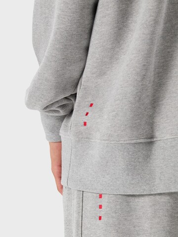 Ossy Homer Sweatshirt '450 GSM Heavy Cotton Oversize' in Grey