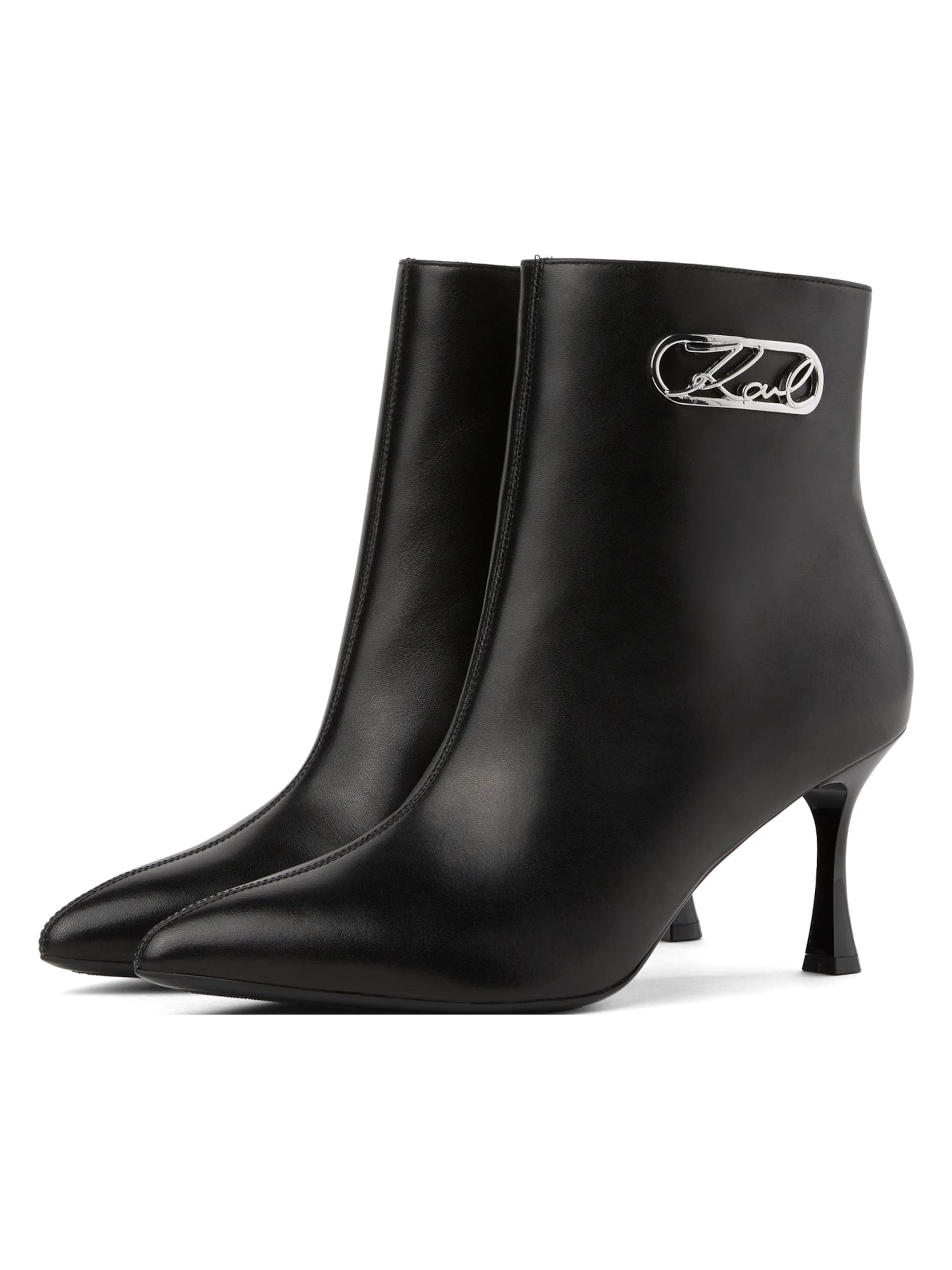 Karl Lagerfeld Støvler ' Sienna Signature Stiefeletten ' i 35 i sort, Produktvisning