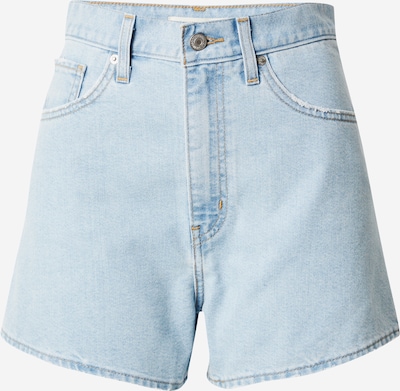 LEVI'S ® Jeans 'High Waisted Mom Short' in de kleur Blauw denim / Lichtbruin, Productweergave