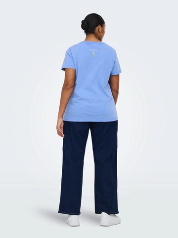 T-shirt 'CARSHANIA' ONLY Carmakoma en bleu