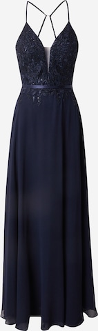 Vera Mont - Vestido de noche en azul: frente