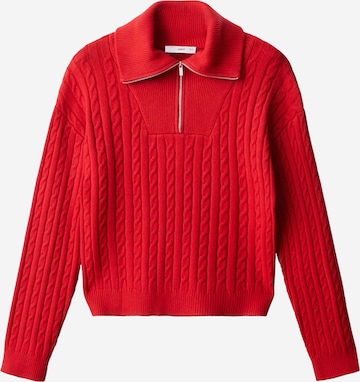 MANGOPulover 'RIBRAID' - crvena boja: prednji dio