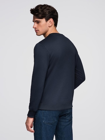 Sweat-shirt Ombre en bleu