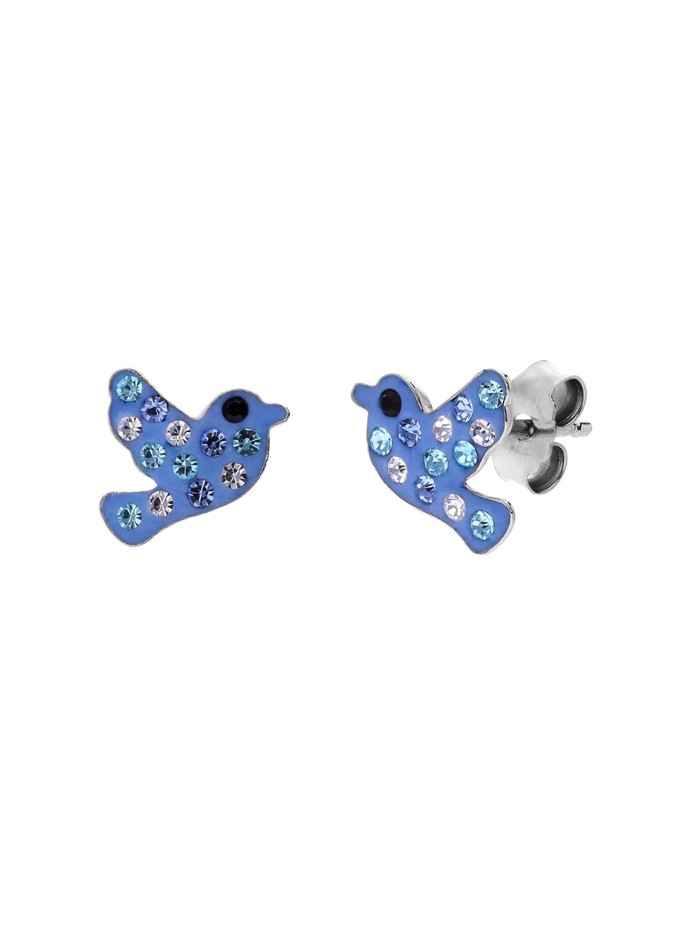 Lucardi Boucles d'oreilles en Onesize en argent, Vue avec produit
