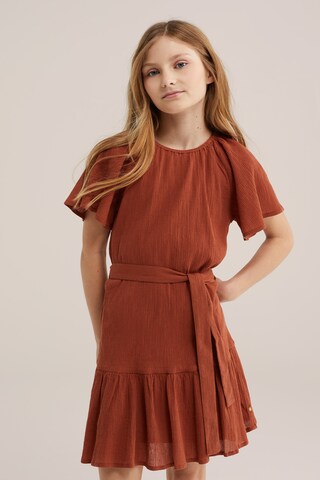 brūns WE Fashion Kleita: no priekšpuses