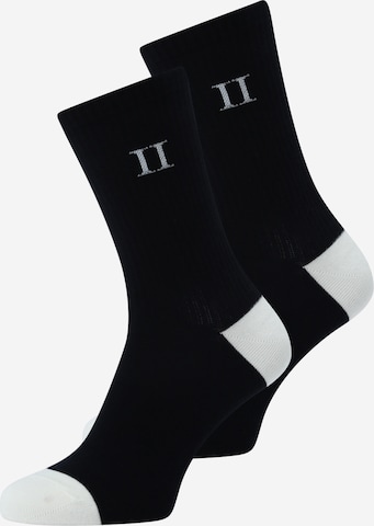 Les Deux Socks 'William' in Black: front