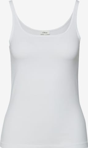 T-shirt s.Oliver en blanc : devant