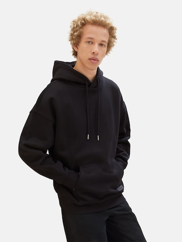 TOM TAILOR DENIMSweater majica - crna boja
