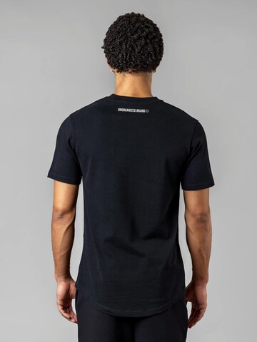 UNORGANIZED BRAND Shirt 'BASIC RUNDER SAUM T25' in Zwart