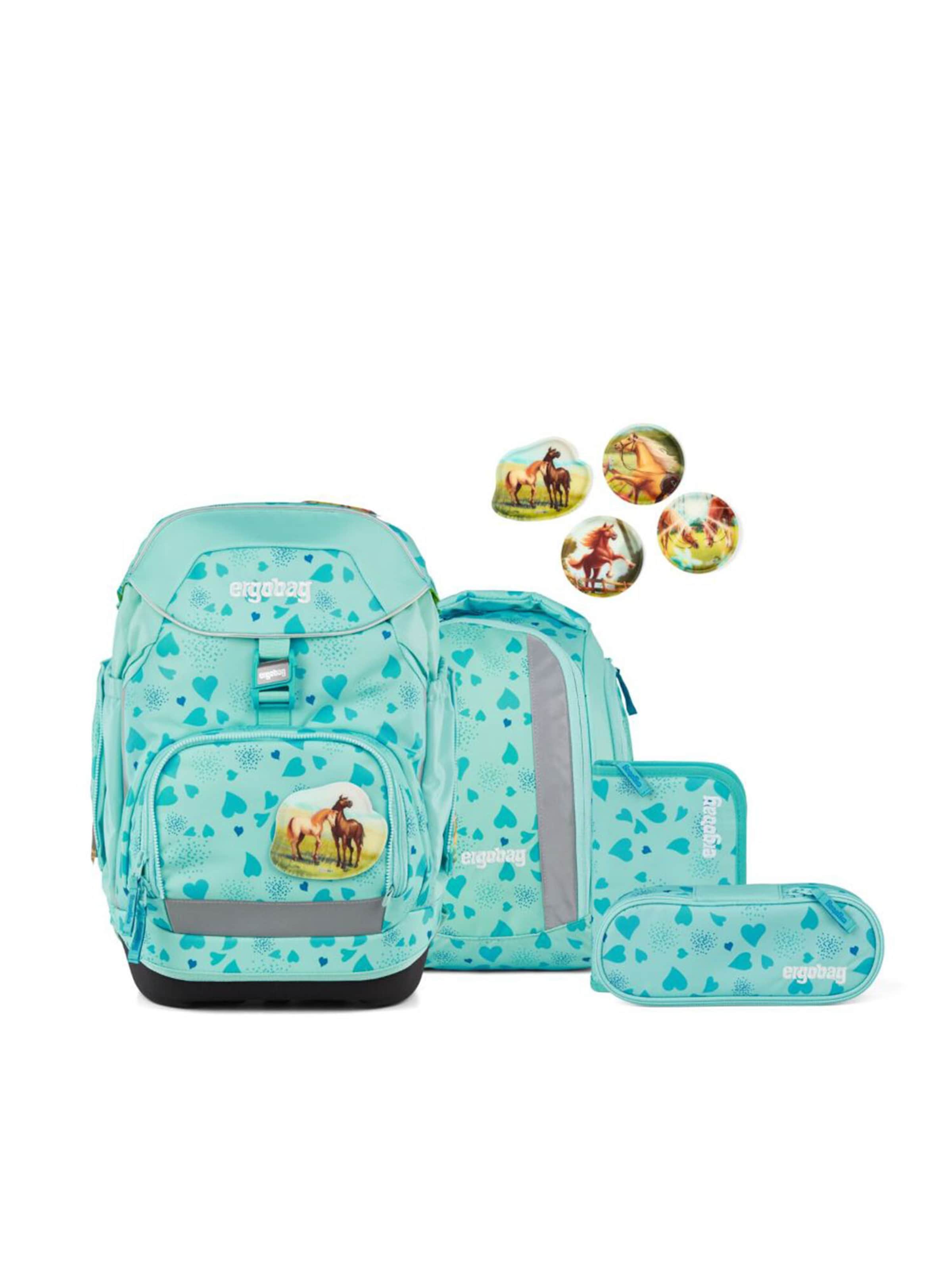 ergobag Rucksack 'Pack Schulrucksack'‌‌‌‌‌‌‌‌‌‌ in Grün: Vorderseite