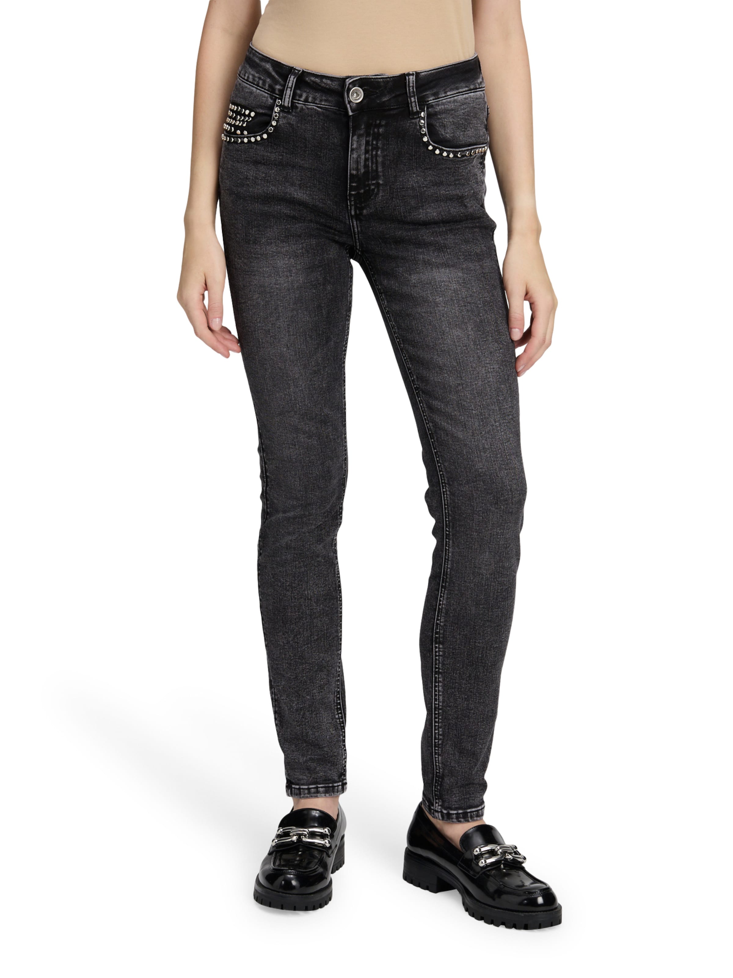 Betty Barclay Slim fit Jeans in Black: front