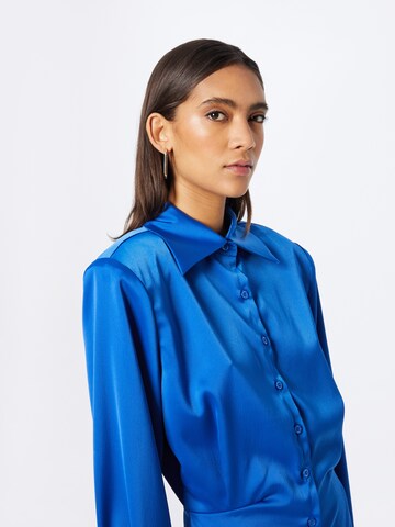 Misspap - Vestido camisero en azul