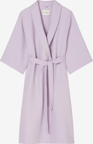 Marc O'Polo Long Bathrobe in Purple: front