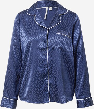 River Island Slaapshirt in Blauw: voorkant