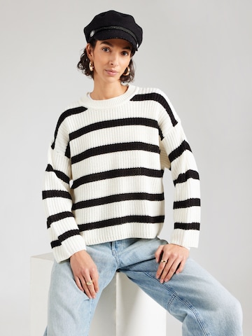 Pull-over 'JDYJusty' JDY en beige : devant