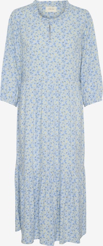 Robe 'Tiah' Cream en bleu : devant