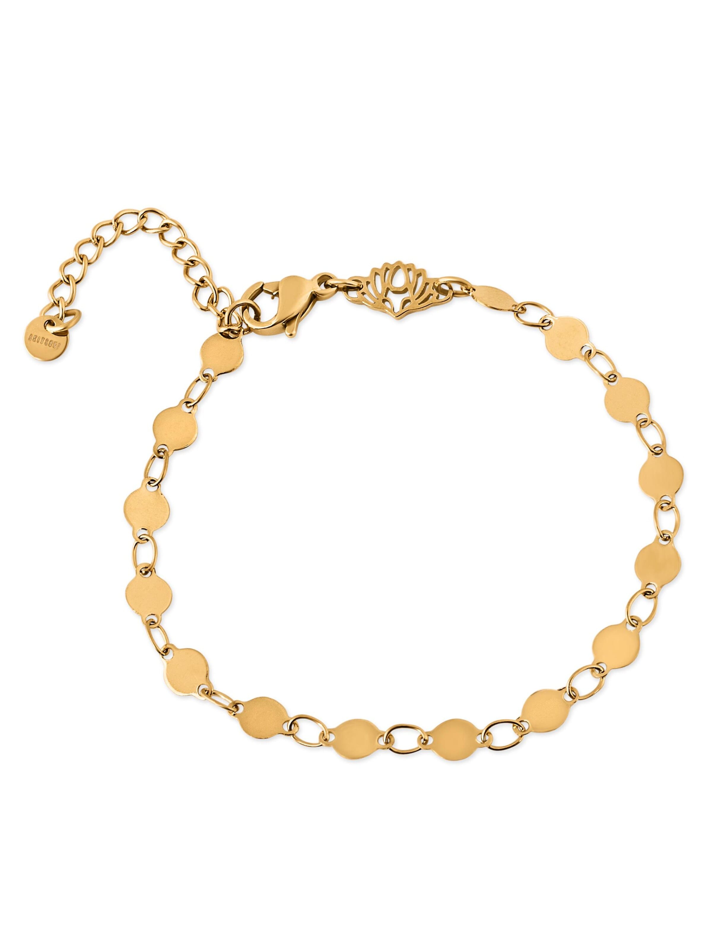 Akitsune Armband 'Grace'‌‌‌‌‌‌‌‌‌‌ in Gold: Vorderseite