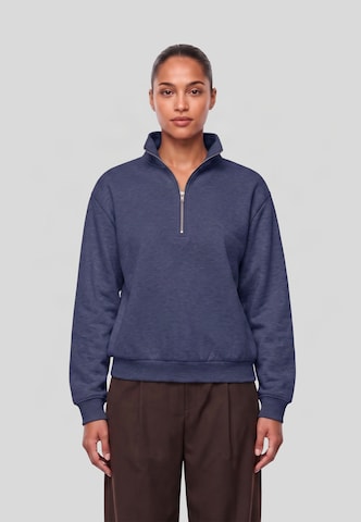 Urban Classics Sweatshirt in Blauw: voorkant