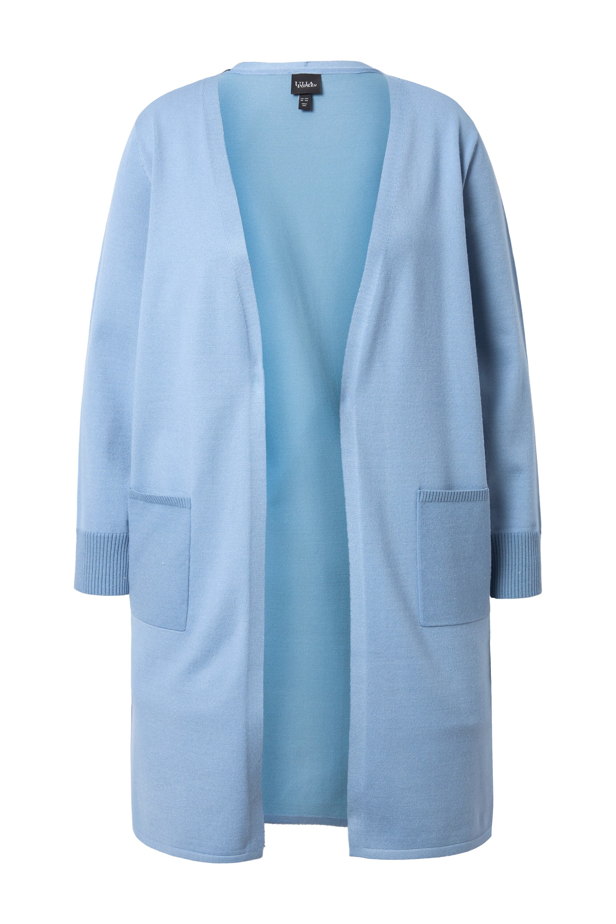 Ulla Popken Strickjacke in Blau: Vorderseite