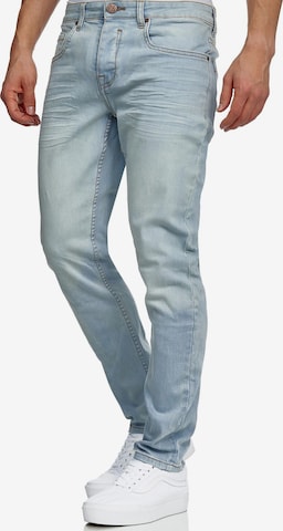 Coupe slim Jean '16533' Tazzio en bleu : devant