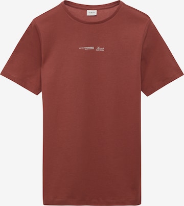 s.Oliver Shirt in Rood: voorkant