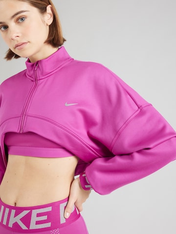 NIKE - Sudadera con cremallera deportiva 'Pro' en rosa