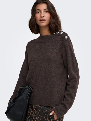 JDY Sweater 'JDYSUPER' in Brown