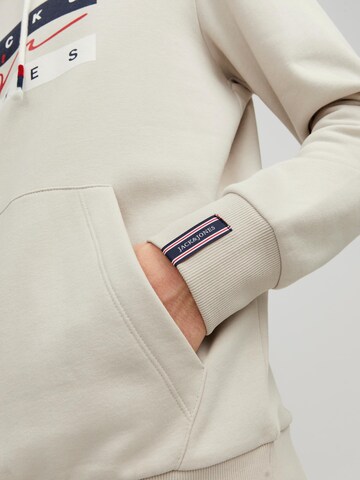 JACK & JONES Sweatshirt 'Josh' in Beige