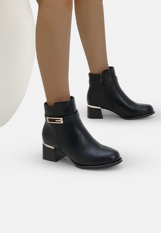 Ankle boots di Elara in nero