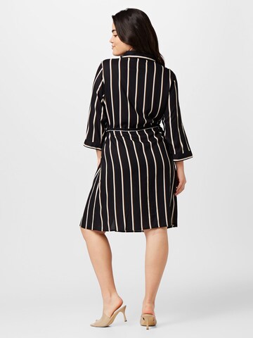 ONLY Carmakoma Shirt Dress 'Tamari' in Black