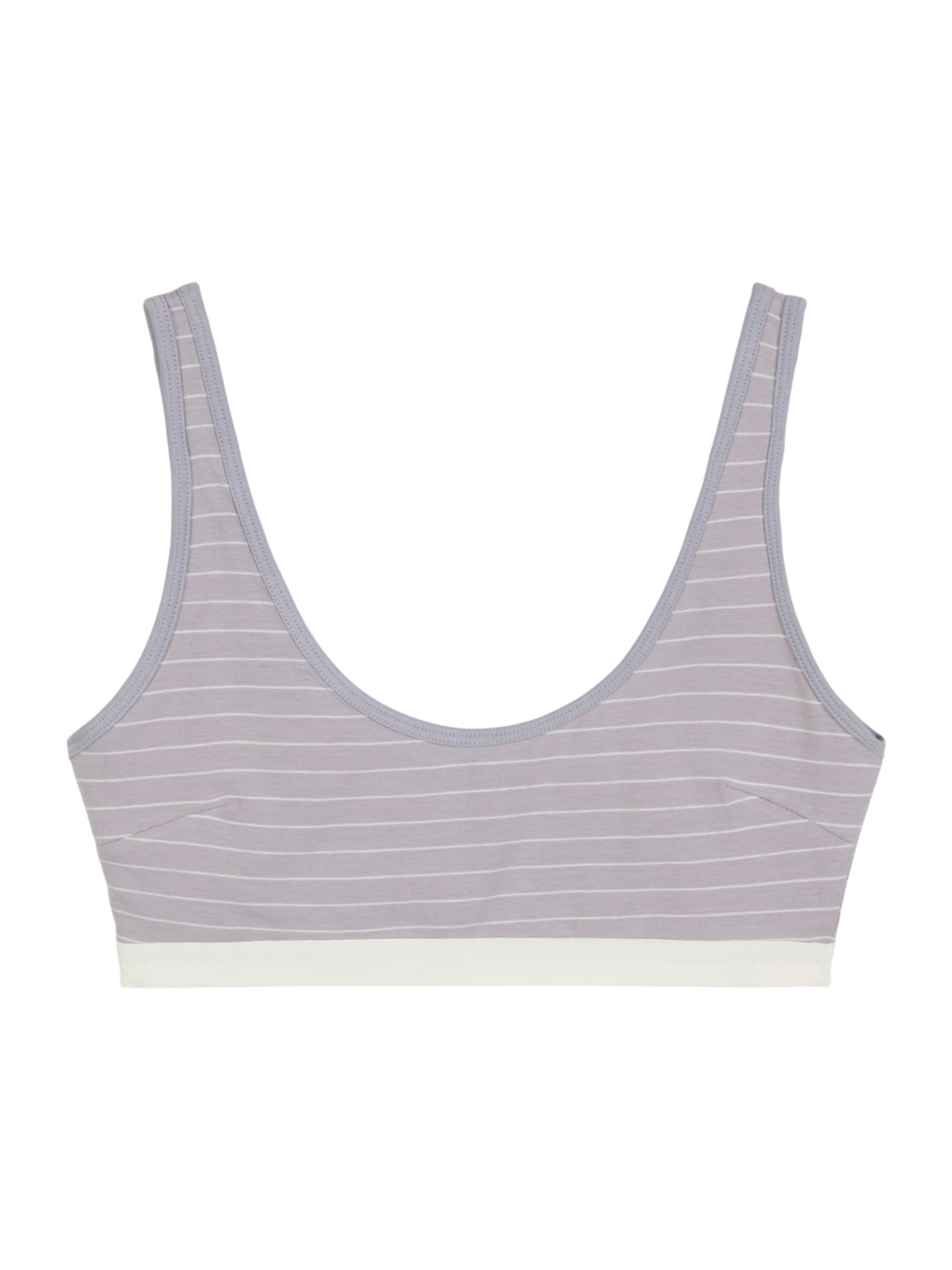 Marc O'Polo Bustier BH 'Essentials' in Lila: voorkant