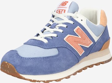 new balance Tenisky '574' – modrá: přední strana