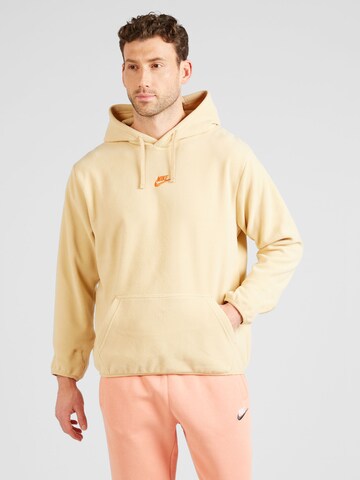 Nike Sportswear Sweatshirt 'CLUB POLAR FLC' in Beige: front