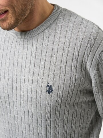 Pull-over 'Archi' U.S. POLO ASSN. en gris