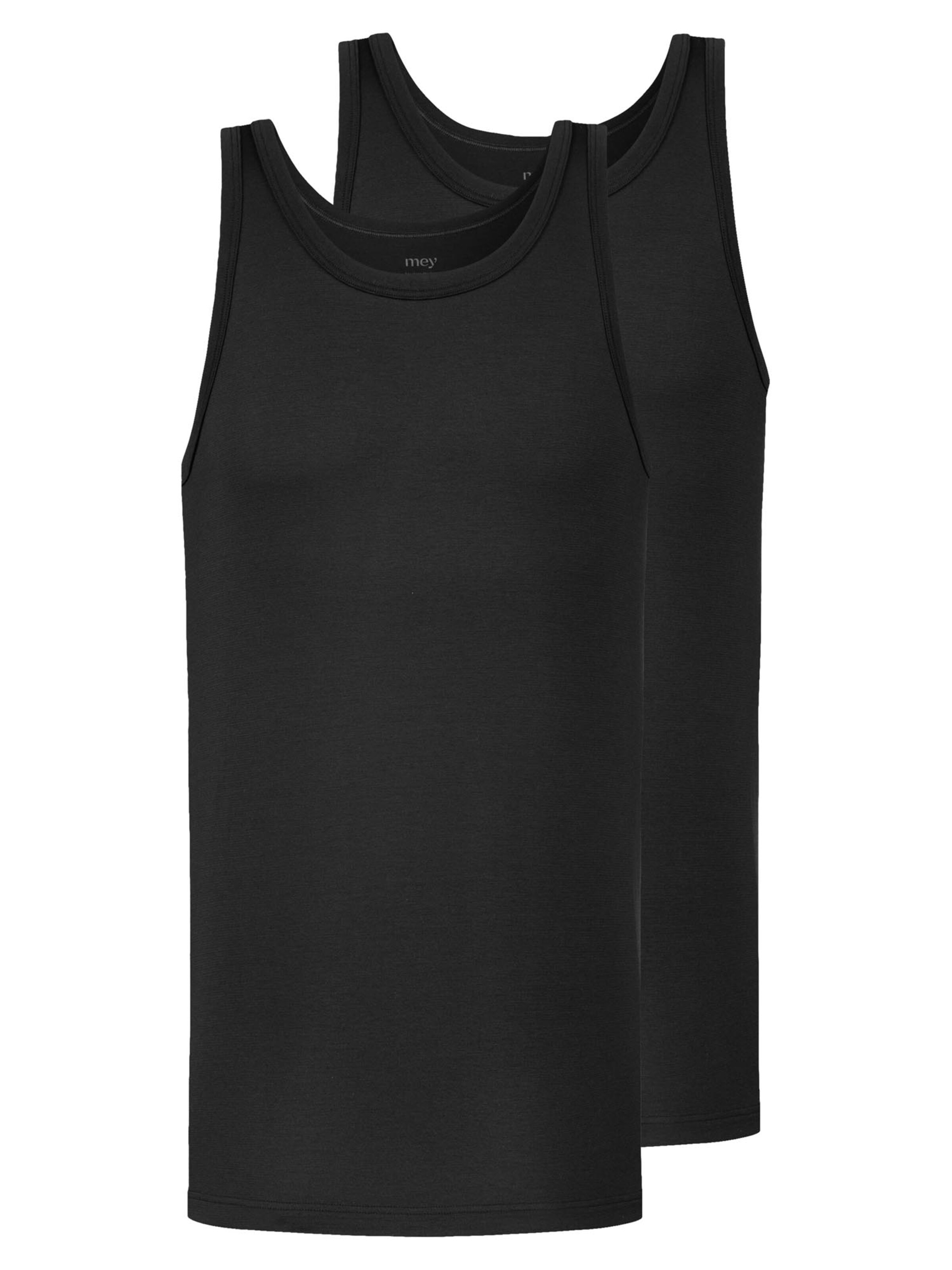 Mey Undershirt 'Iconic Modal' in Black: front