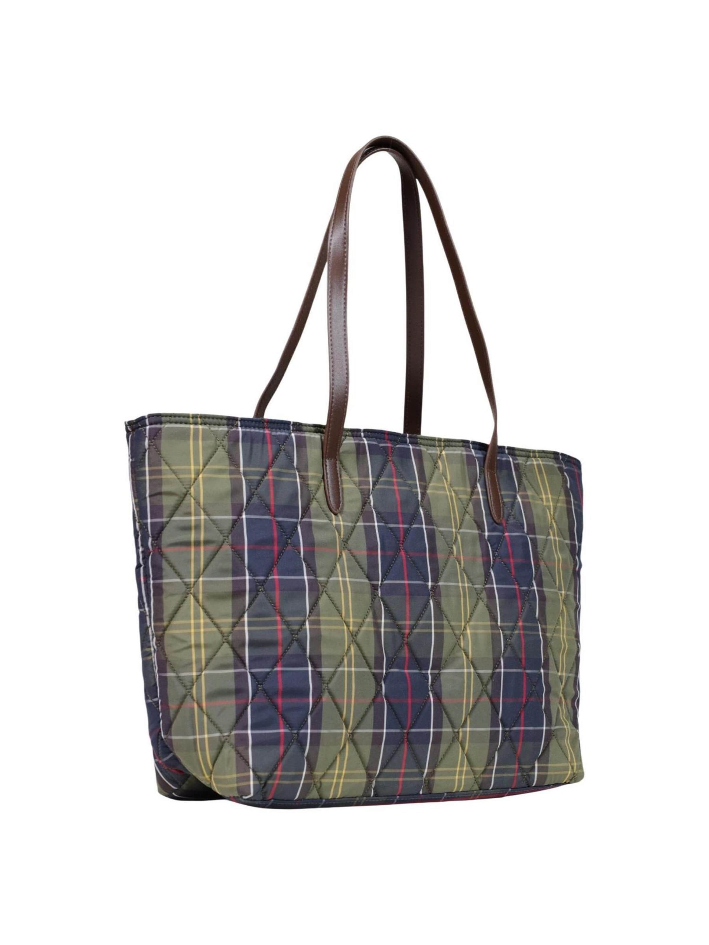 Barbour - Shopper 'WETHERHAM QUILTED TARTAN 262MLBA0344' en verde