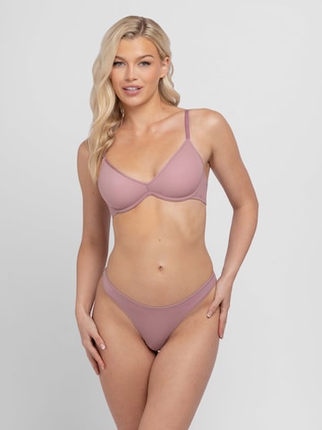T-shirt Reggiseno di Dorina in rosa: frontale