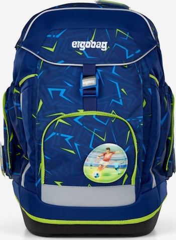 ergobag Backpack 'Maxi Schulrucksack Set 6tlg.' in Blue: front