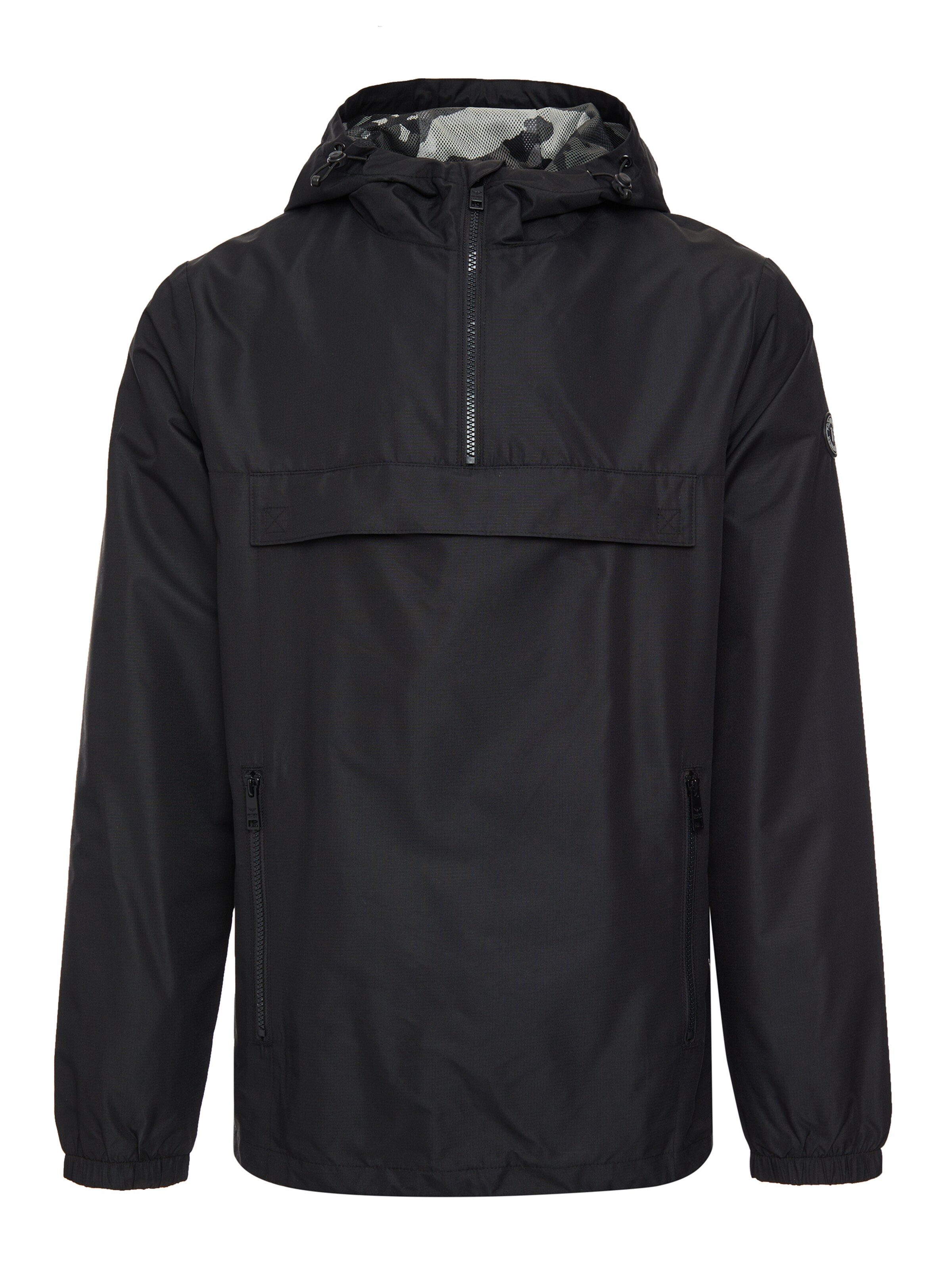 Threadbare Between-season jacket 'Jazz' in Black: front