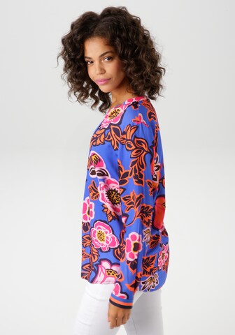 Aniston CASUAL Bluse in Blau