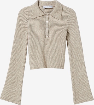 Bershka Pullover in Beige: predná strana