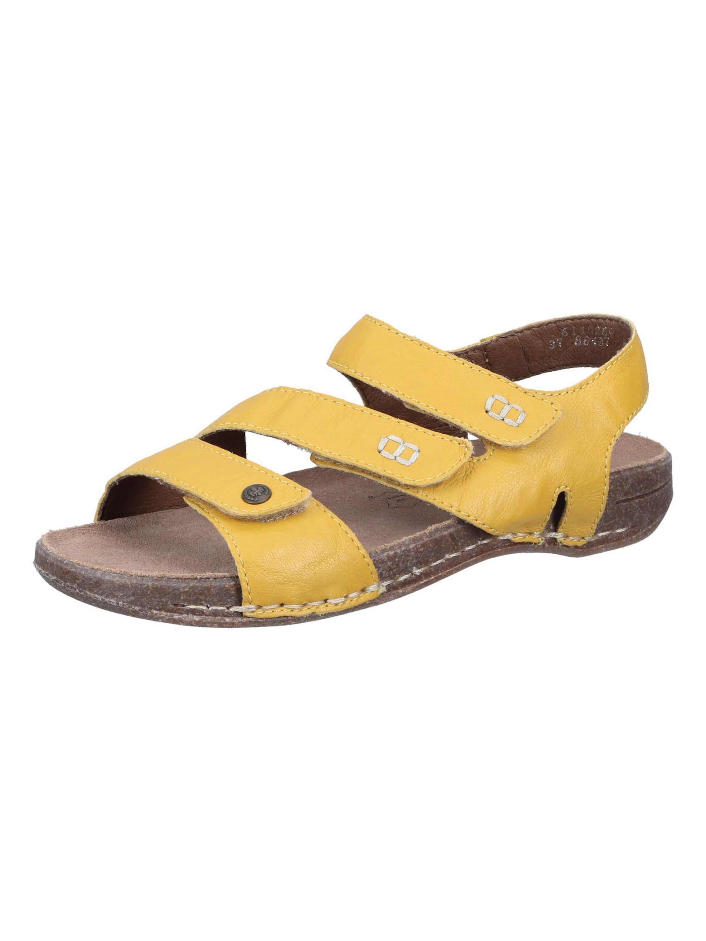 Rieker Sandals in Yellow: front