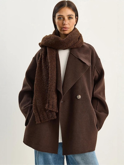 Bianco Lucci Mantel in dunkelbraun, Produktansicht