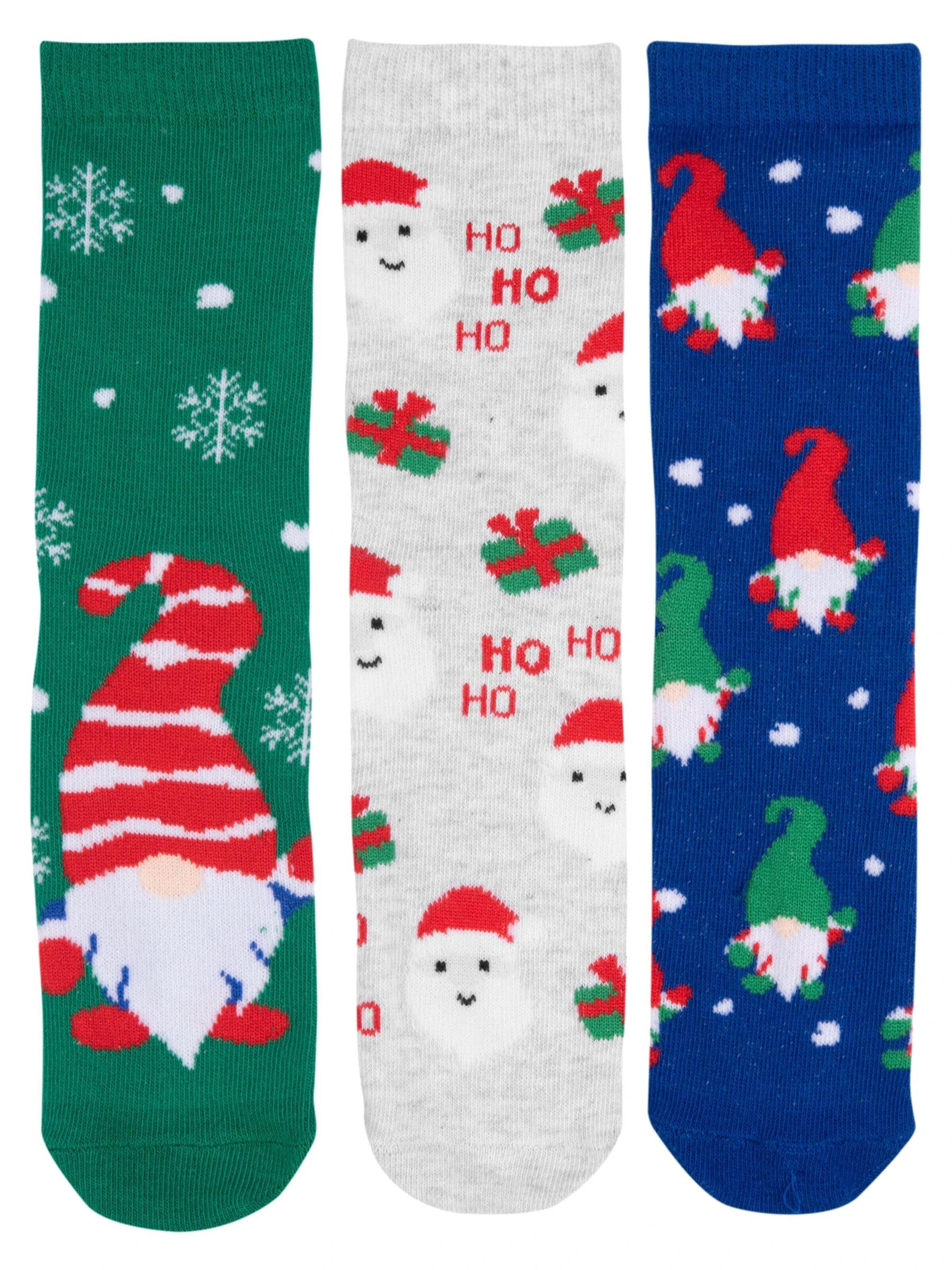United Labels Socken 'Wichtel Santa Weihnachtssocken'‌‌ in Mischfarben