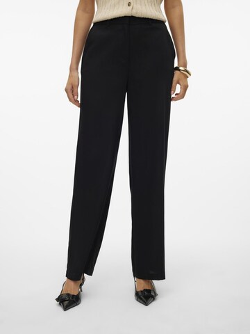 VERO MODA Loose fit Trousers 'DINNA' in Black: front