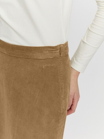 mazine Jeansrock ' Noda Skirt ' in Beige