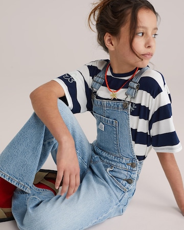 WE Fashion Loosefit Latzhose in Blau